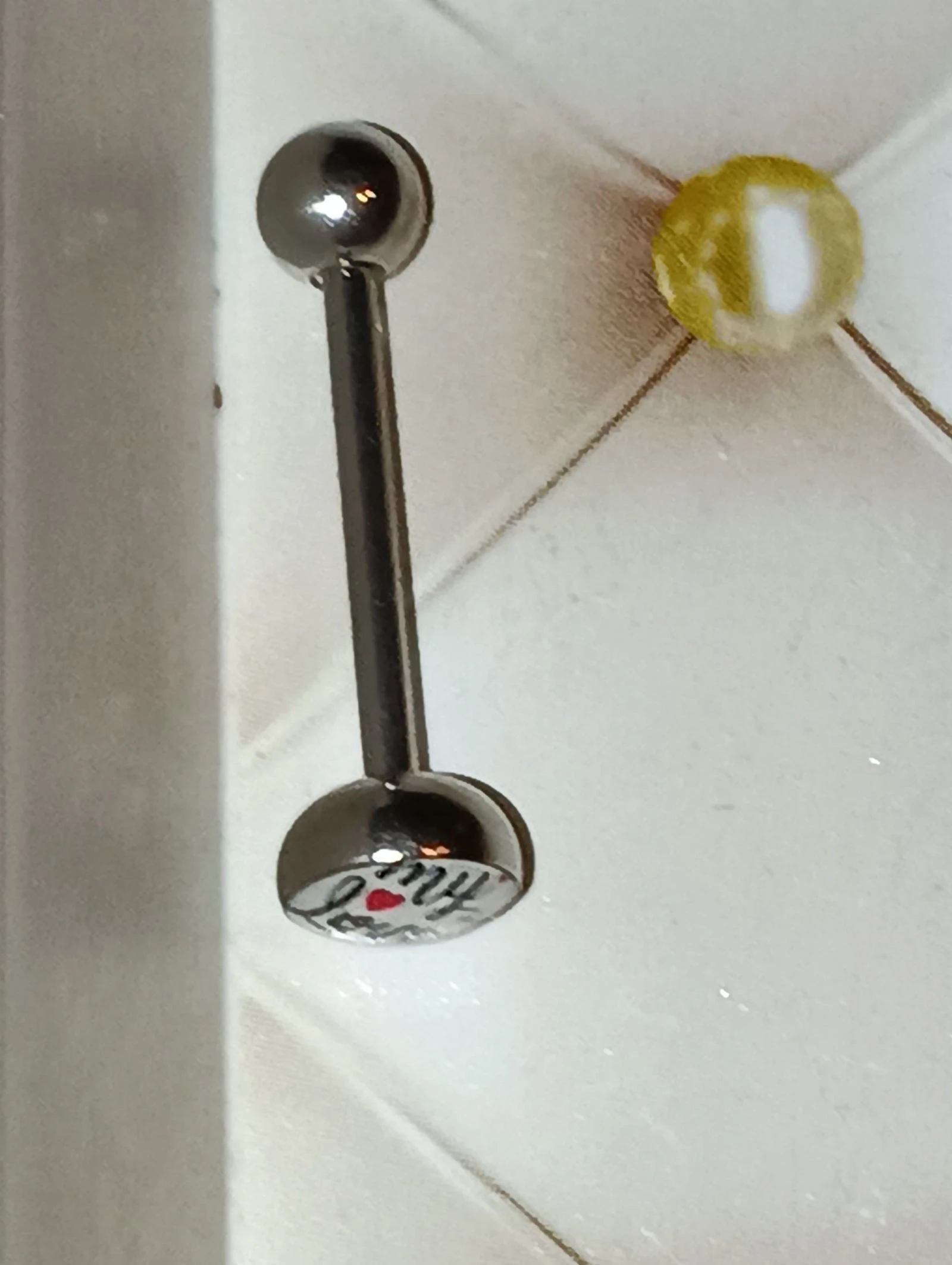 Piercing langue My Love  – photo 2